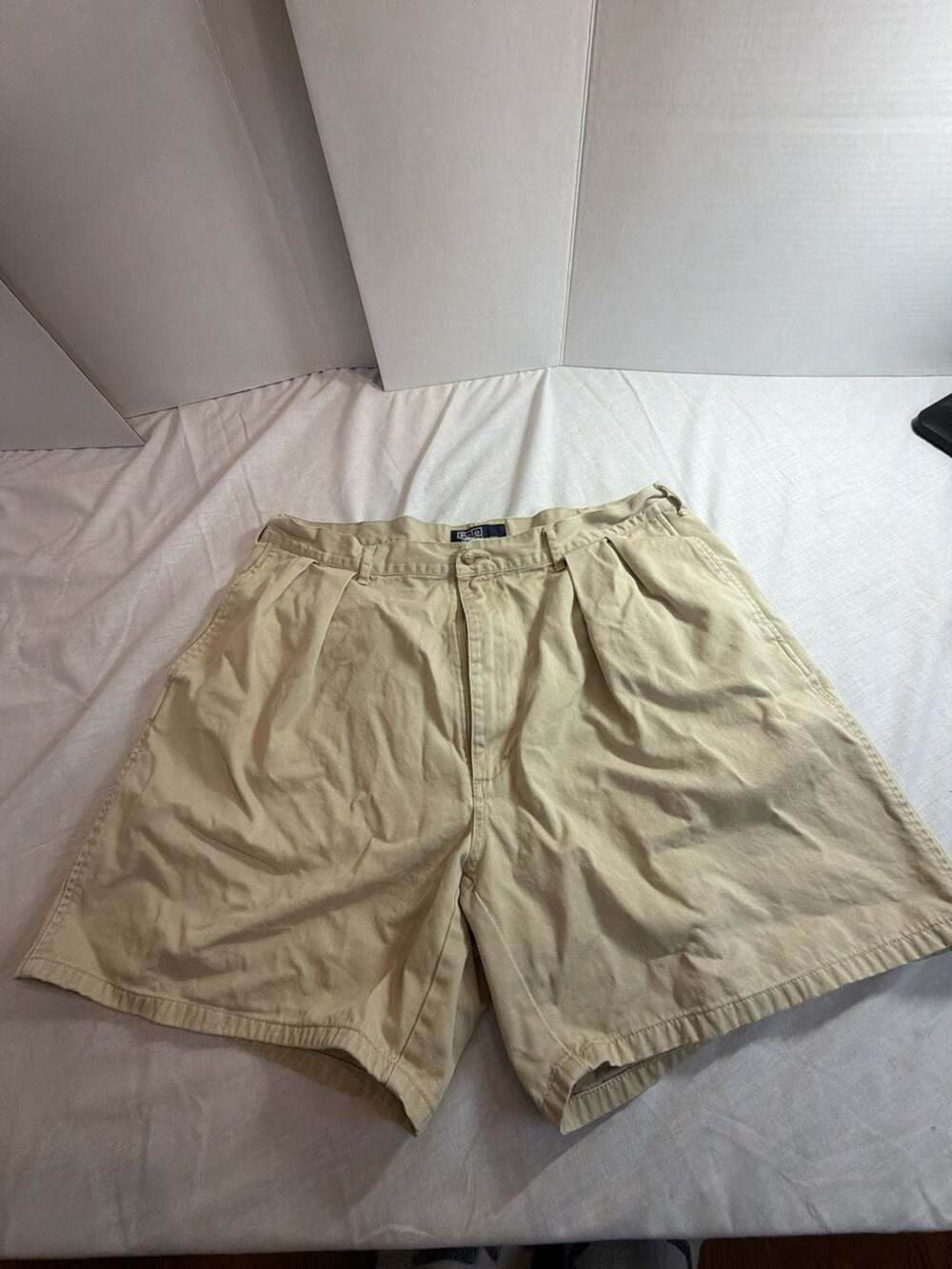 Polo by Ralph Lauren Pleated Khaki Shorts Size 40
